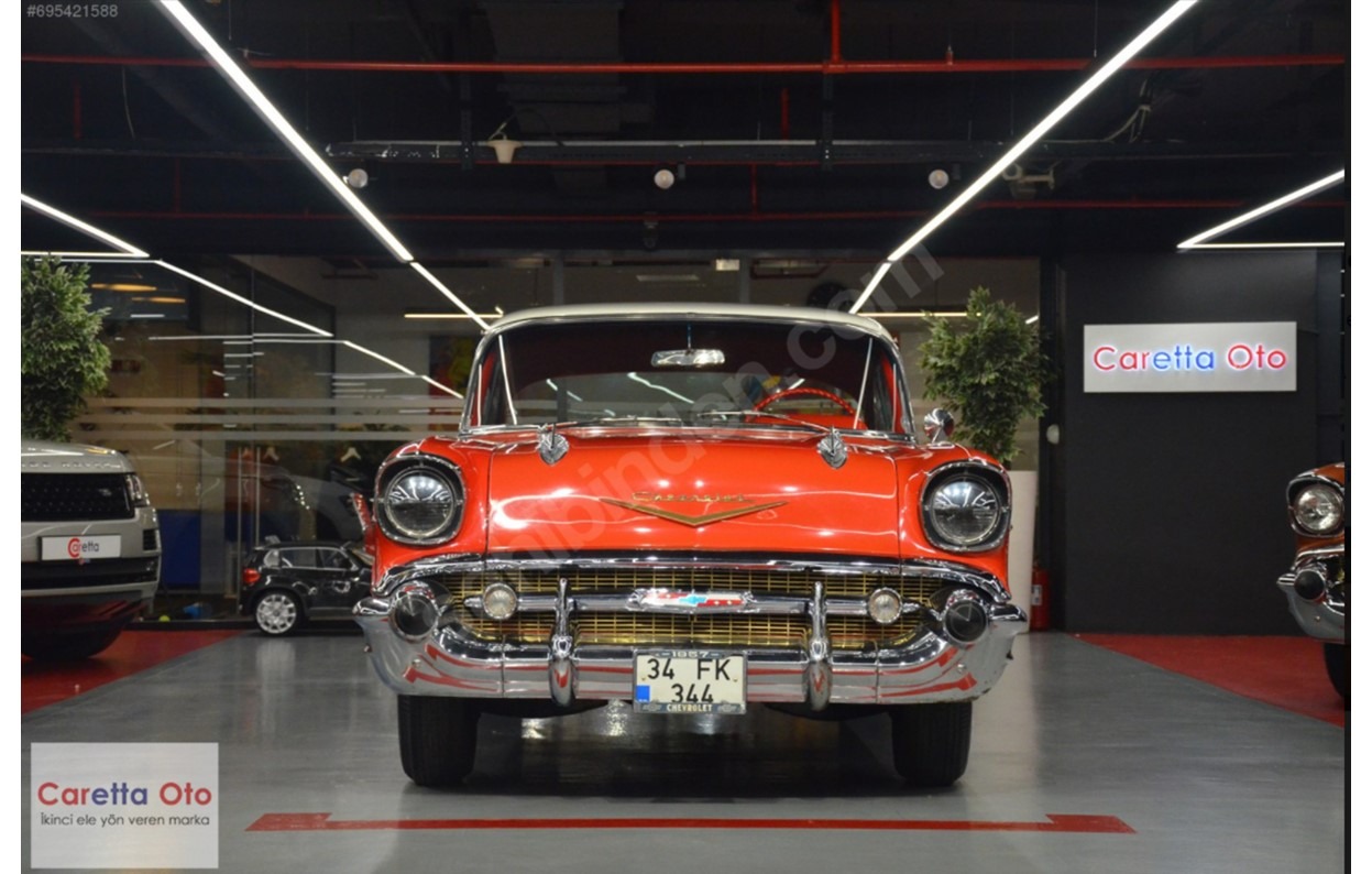 1957 CHEVROLET BELAİR DİREKSİZ COUPE V8-1